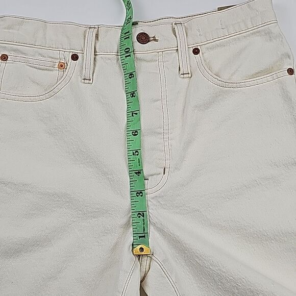 Madewell - 46 NWT Slim Demi-Boot Jeans in Cloud Lining‎ NEW Size 28 Style AJ198 - Picture 8 of 9